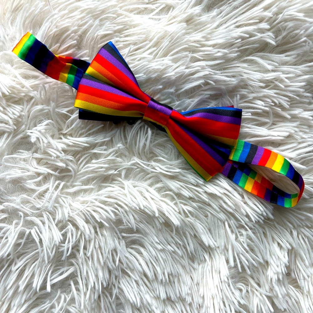 Rainbow Bow tie 🌈🎀